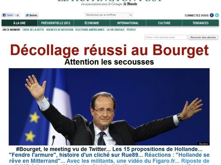 C’est parti pour Le Huffington Post