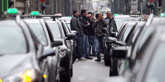 Les taxis en grève, une manifestation semée d’incidents