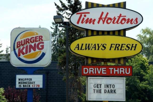 Fusion entre Burger King et Tim Hortons