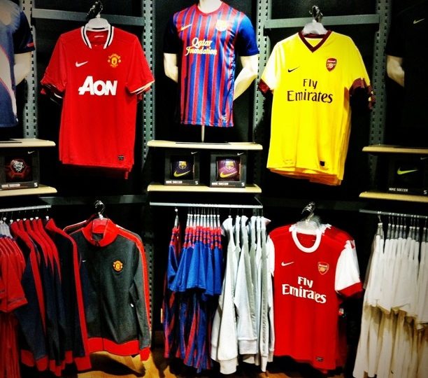 Le merchandising des clubs de football