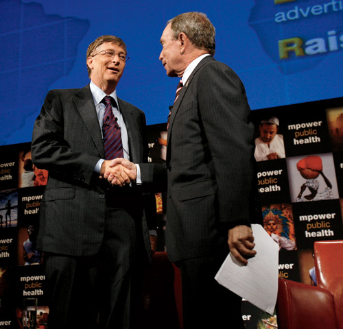 Michael Bloomberg et Bill Gates luttent contre le tabac