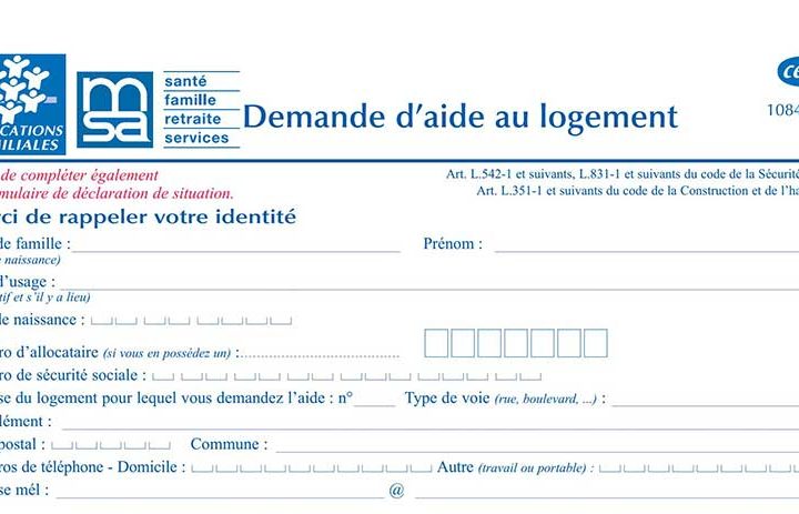 APL Aide au logement Base de calcuk