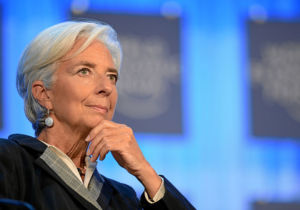 Christine Lagarde, président du FMI