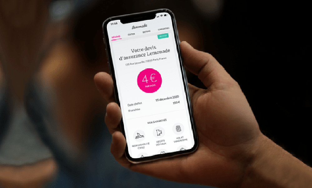 Assurance habitation lancement de Lemonade en France, son troisième pays européen Ekonomico